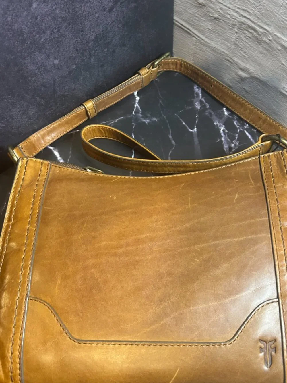 FRYE MELISSA ZIP CROSSBODY